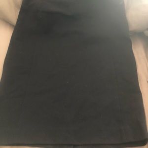 Black mini pencil skirt